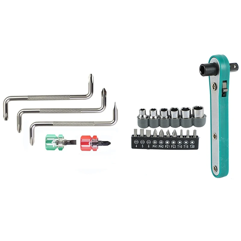 1 Набор гаечных ключей из ванадиевой стали, Набор отверток Torx и 1 Набор отверток Z-образной формы, магнитные прорези Phillips
1 Набор гаечных ключей из ванадиевой стали, Набор отверток Torx и 1 Набор отверток Z-образной формы, магнитные прорези Phillips