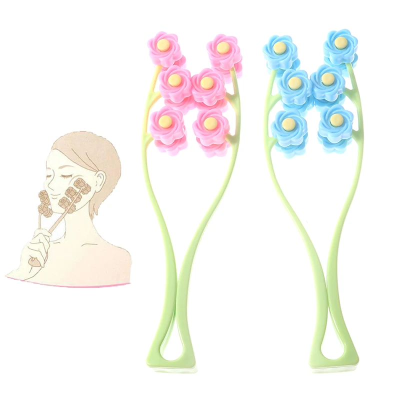 Facial Massager Roller Portable Flower Shape Face Roller Massager Anti Wrinkle Face-Lift Slimming Face Relaxation Beauty Tools
Facial Massager Roller Portable Flower Shape Face Roller Massager Anti Wrinkle Face-Lift Slimming Face Relaxation Beauty Tools