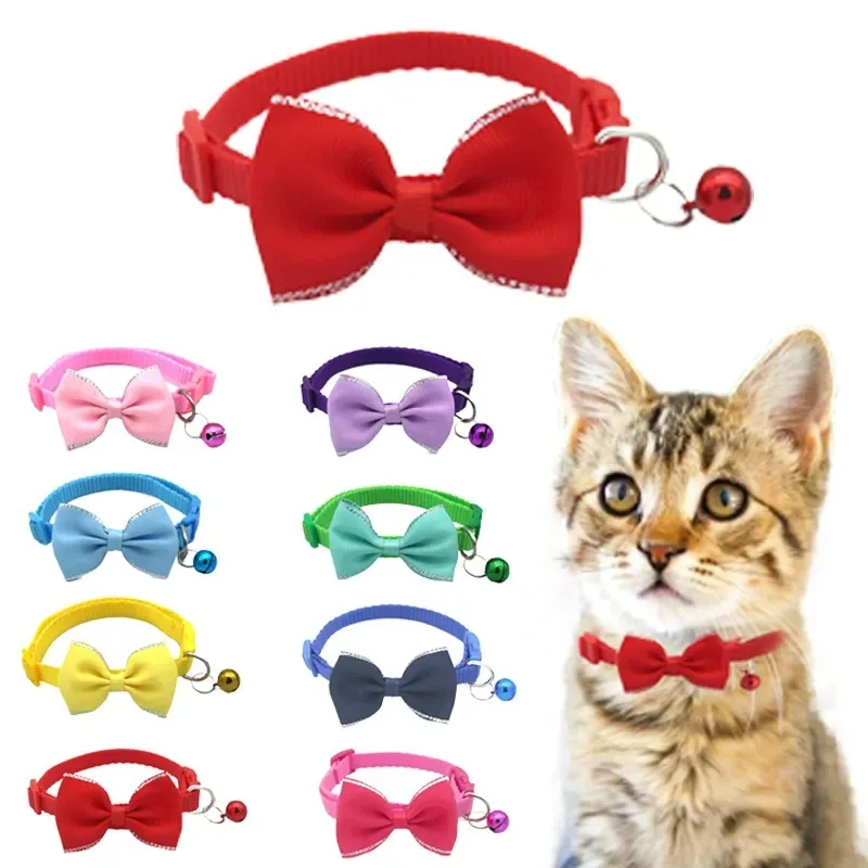 Cute Pet Collars New Pet Bow Bell Collars Cute Cat Collars Pet Supplies Multicolor Adjustable Pet Dressing Tool Pet Accessories
Cute Pet Collars New Pet Bow Bell Collars Cute Cat Collars Pet Supplies Multicolor Adjustable Pet Dressing Tool Pet Accessories