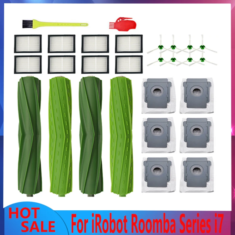 Hepa Filter Dust Bag Brush Roll For iRobot Roomba i7 E5 E6 i3 Series Robot Vacuum Cleaner Replacement Spare Parts Accessories
Hepa Filter Dust Bag Brush Roll For iRobot Roomba i7 E5 E6 i3 Series Robot Vacuum Cleaner Replacement Spare Parts Accessories