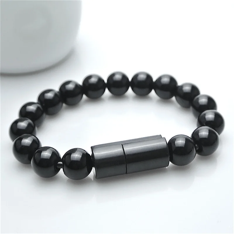 Bead Pure Color Bracelet USB Cable For iPhone Micro USB Type C Sync Data Fast Charging Cord
Bead Pure Color Bracelet USB Cable For iPhone Micro USB Type C Sync Data Fast Charging Cord