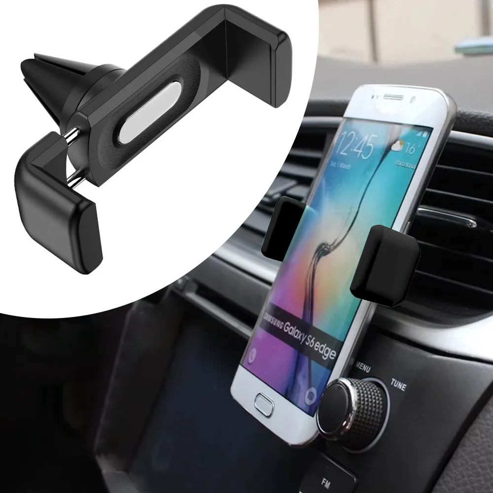 

Universal Cellphone Holder Phone Support Car Air Outlet Mount Clip ABS Rotatable Bracket Interior Accessories