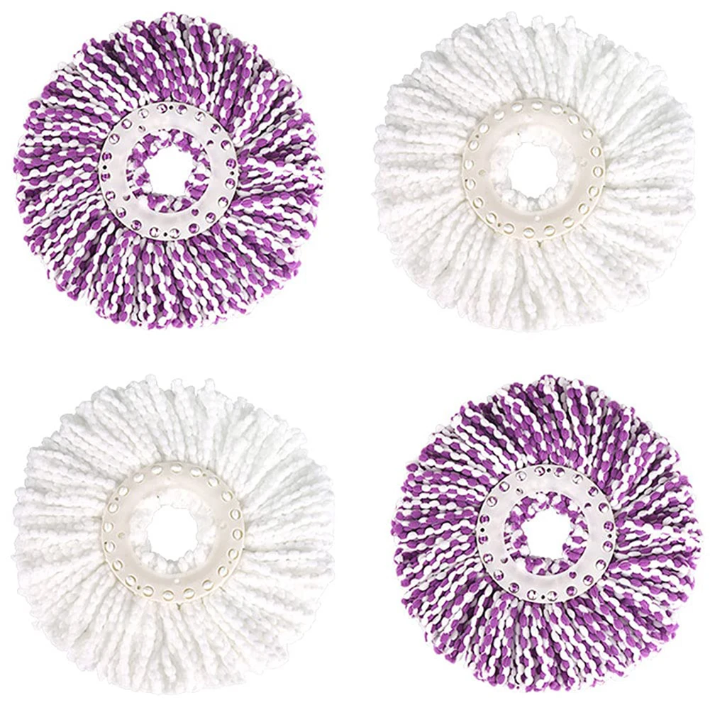 4pcs 360° Spin Mop Replacement Head Standard Size Microfiber Mop Head Refills For Ceramic Tile Smooth Surface Floor
4pcs 360° Spin Mop Replacement Head Standard Size Microfiber Mop Head Refills For Ceramic Tile Smooth Surface Floor