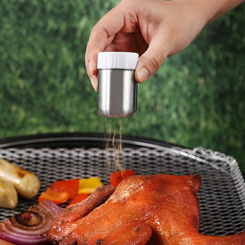 1PC Stainless Steel 5 Holes Seasoning Bottle BBQ Portable Spice Bottle Seasoning Shaker Kitchen Tools
1PC Stainless Steel 5 Holes Seasoning Bottle BBQ Portable Spice Bottle Seasoning Shaker Kitchen Tools