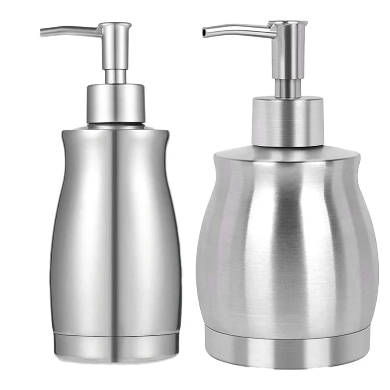 Stainless Steel Countertop Soap Dispenser Liquid Bottle For Kitchen & Bathroom Hand Dish Lotion Soap Pumps
Stainless Steel Countertop Soap Dispenser Liquid Bottle For Kitchen & Bathroom Hand Dish Lotion Soap Pumps
