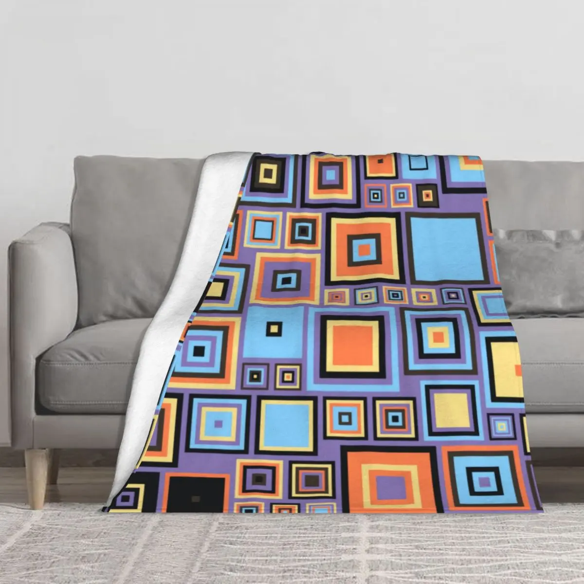 Colorful Retro 60s Blanket Geometric Vintage On the Bed Custom Throw Blanket Couch Fluffy Blankets
Colorful Retro 60s Blanket Geometric Vintage On the Bed Custom Throw Blanket Couch Fluffy Blankets