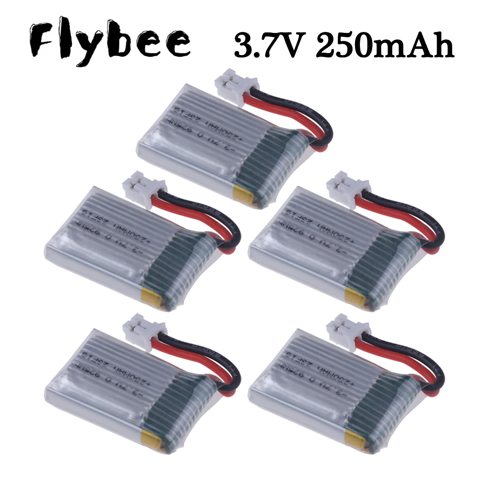 Аккумулятор H36 3 7 в 250 мАч для дрона E010 E011 E012 E013 652030 Lipo набор зарядных устройств