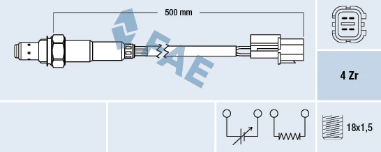 FAE 77292 OXYGEN SENSOR COLT 1996-2006
FAE 77292 OXYGEN SENSOR COLT 1996-2006