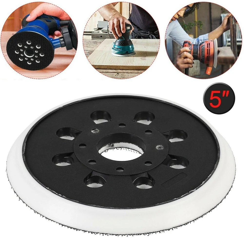 5 Inch 8-Hole Hook And Loop Sander Backing Pad 125mm Replacement Sanding Pad For Bosch GEX 125-1 AE/PEX 220 Grinding Disc Tool
5 Inch 8-Hole Hook And Loop Sander Backing Pad 125mm Replacement Sanding Pad For Bosch GEX 125-1 AE/PEX 220 Grinding Disc Tool