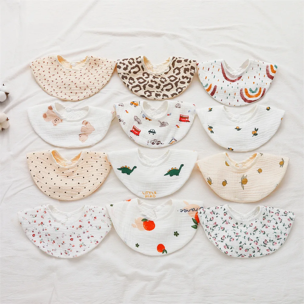 12pcs Baby Bibs for Feeding Muslin Cotton Stuff Newborn Button 360 Degree Rotation Saliva Towel Burp Cloth Feeding Drool Bibs
12pcs Baby Bibs for Feeding Muslin Cotton Stuff Newborn Button 360 Degree Rotation Saliva Towel Burp Cloth Feeding Drool Bibs