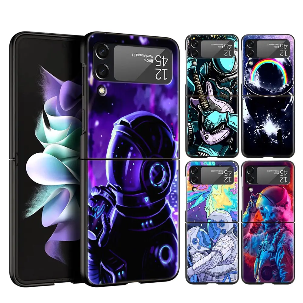 Cute Astronaut Hard PC Phone Case For Samsung Galaxy Z Flip Black Cover For Galaxy Z Flip 3 5G Foldable Shockproof Case Fundas
Cute Astronaut Hard PC Phone Case For Samsung Galaxy Z Flip Black Cover For Galaxy Z Flip 3 5G Foldable Shockproof Case Fundas