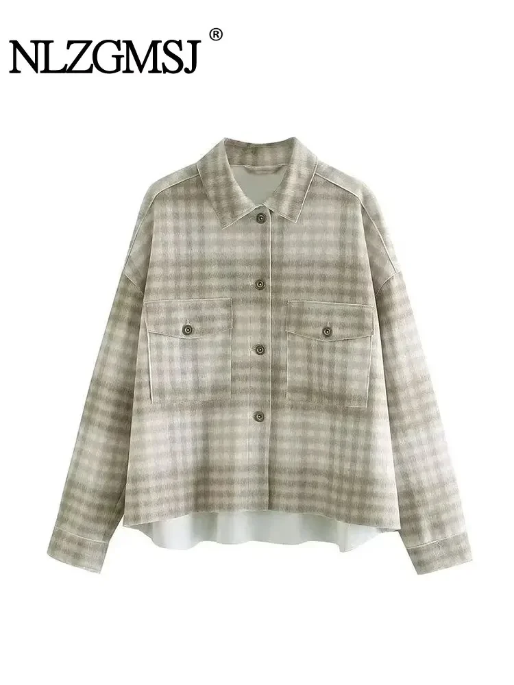 Nlzgmsj TRAF 2024 Button Up Autumn Winter Jacket For Woman Warm Lapel Long Sleeve Coats Female Casual Loose Vintage Top
Nlzgmsj TRAF 2024 Button Up Autumn Winter Jacket For Woman Warm Lapel Long Sleeve Coats Female Casual Loose Vintage Top