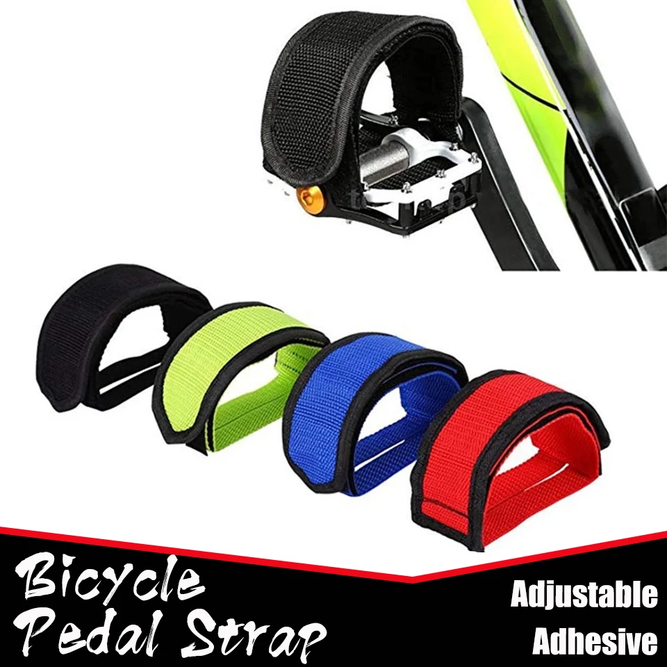 

1pcs Bicycle Pedal Straps Toe Clip Strap Belt Adhesivel Bike Pedal Tape Fixed Gear Cycling Fixie Cover