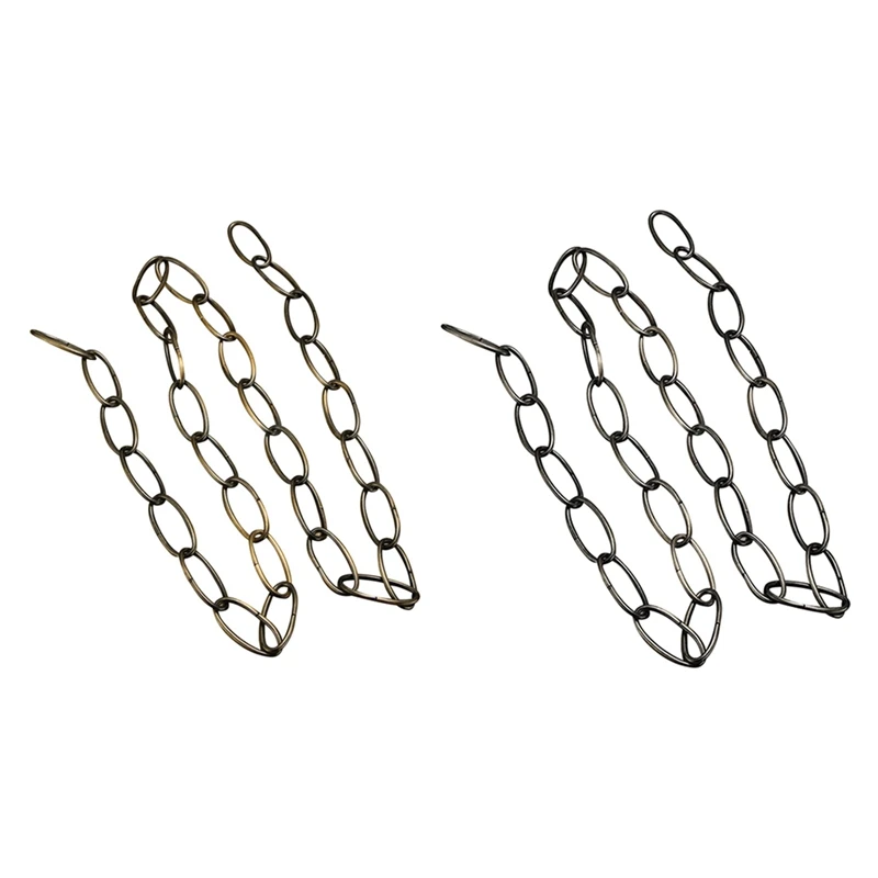 2 Pcs 1M Heavy Duty Chain For Vintage Chandelier Hanging Lamp,Green Bronze & Pearl Black
2 Pcs 1M Heavy Duty Chain For Vintage Chandelier Hanging Lamp,Green Bronze & Pearl Black