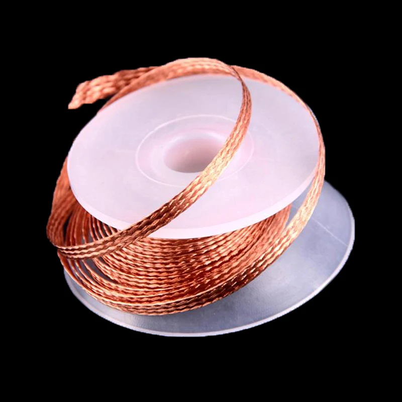 2mm 2.5mm Width 3M Length Desoldering Braid Welding Solder Remover Wick Wire Lead Cord Flux Repair Tool
2mm 2.5mm Width 3M Length Desoldering Braid Welding Solder Remover Wick Wire Lead Cord Flux Repair Tool