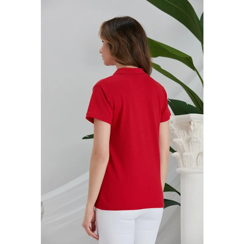 Red Polo Collar Knitted Basic Short-Sleeve T-Shirt T Shirt Y2K Top Nostalgic Summer Women T-Shirt Anime Bluz
Red Polo Collar Knitted Basic Short-Sleeve T-Shirt T Shirt Y2K Top Nostalgic Summer Women T-Shirt Anime Bluz