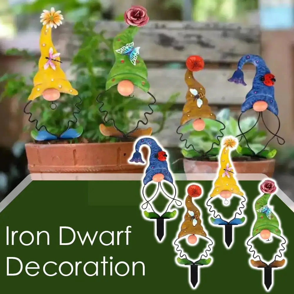 Gnome Garden Stakes Dwarf Metal Art Exterior Garden Yard Decoration Outdoor Sculpture Ornament Gift For Family W2N6
Gnome Garden Stakes Dwarf Metal Art Exterior Garden Yard Decoration Outdoor Sculpture Ornament Gift For Family W2N6