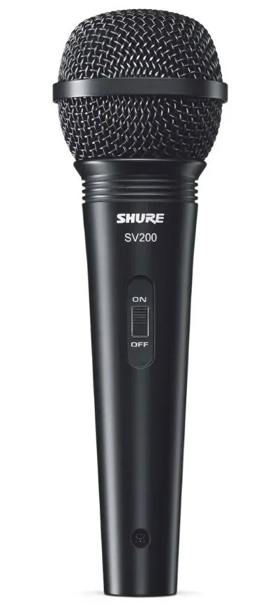 

Микрофон для живого вокала Shure SV200-A, черный
