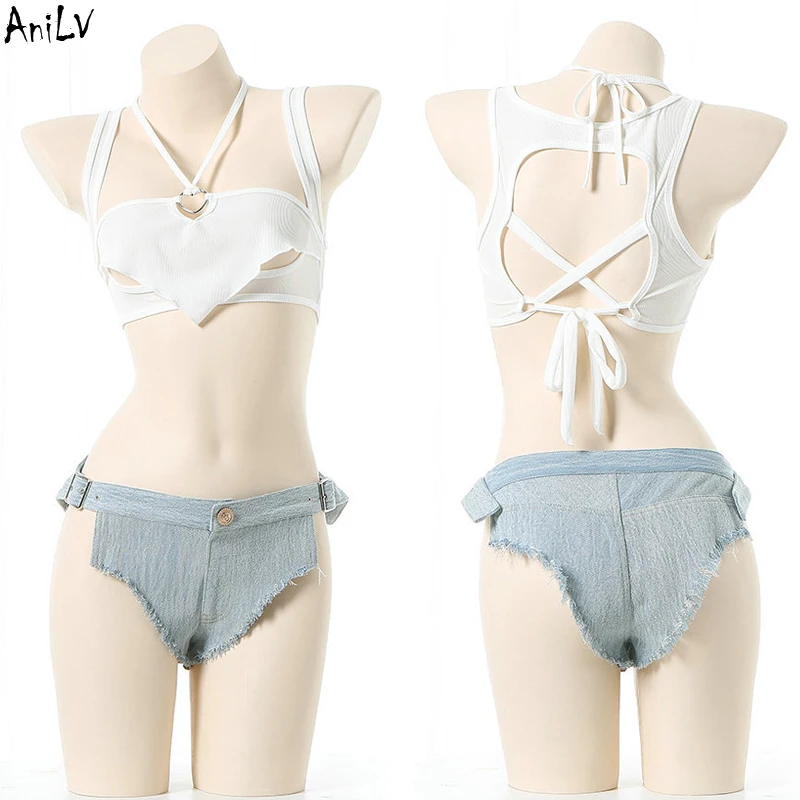 AniLV Yacht Party Sexy Girl Beach Swimstuit Jeans Swimwear Unifrom Women Pajamas Outfits Costumes Cosplay 2022 New
AniLV Yacht Party Sexy Girl Beach Swimstuit Jeans Swimwear Unifrom Women Pajamas Outfits Costumes Cosplay 2022 New