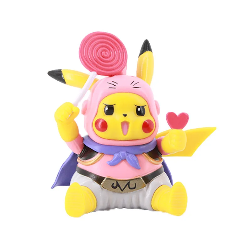 9cm Cartoon Pokemon Pikachu Cosplay Buu PVC Action Figure Pikachu Figurine Collection Model Toys Kids Gift
9cm Cartoon Pokemon Pikachu Cosplay Buu PVC Action Figure Pikachu Figurine Collection Model Toys Kids Gift