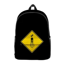 Youthful Horror Creepypasta Siren Head School Bags Notebook Backpacks 3D Printed Oxford Waterproof Boys/Girls Funny Travel Bags