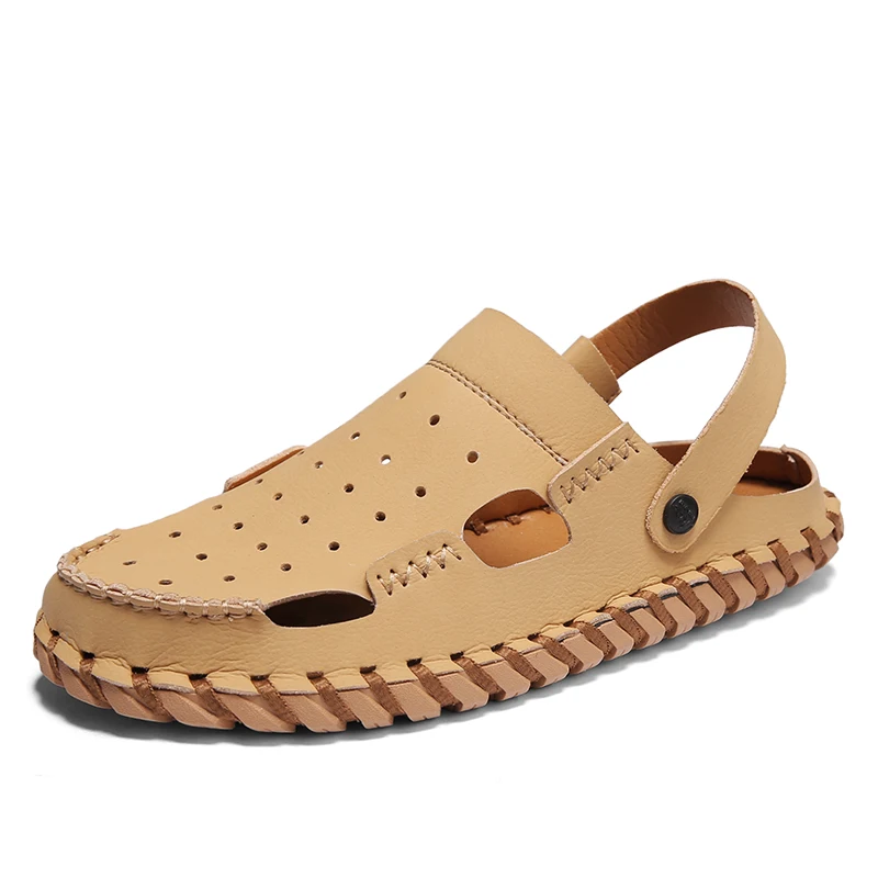 Summer Men Slippers Beach Outdoor Water Genuine Leather Designer Leisure Sandals Fashion Hiking Climbing Trekking Hiking Casual
Summer Men Slippers Beach Outdoor Water Genuine Leather Designer Leisure Sandals Fashion Hiking Climbing Trekking Hiking Casual