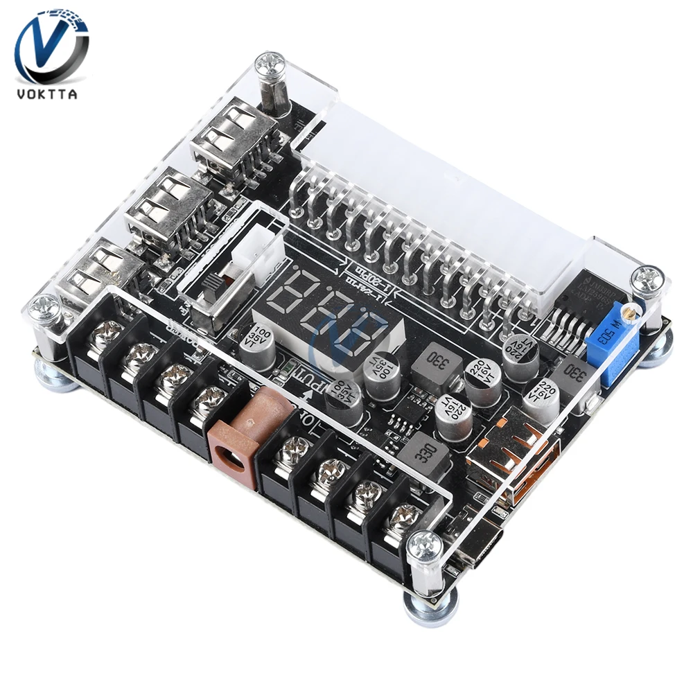 Gaqqee Адаптер питания ATX 20-24 Pin PD2.0 PD3.0 
Gaqqee Адаптер питания ATX 20-24 Pin PD2.0 PD3.0