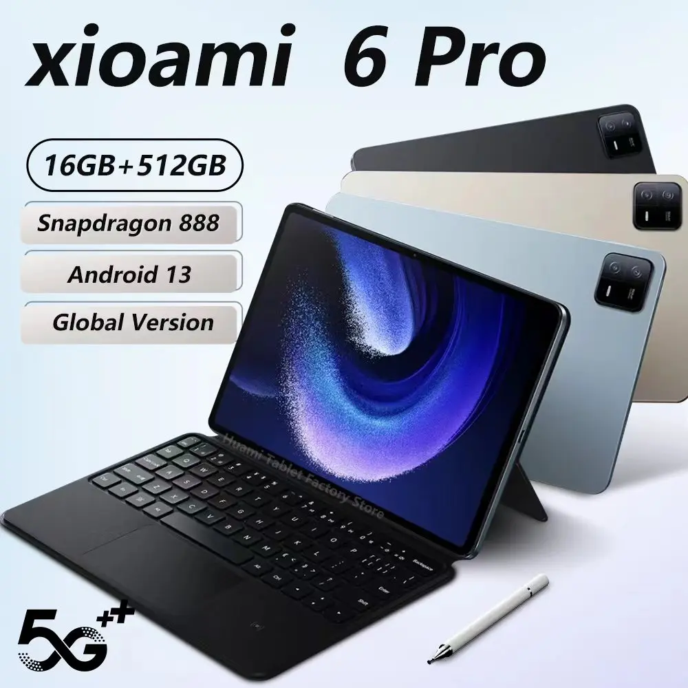 Оригинальный планшет, 2023 дюймов, Android 13,0, процессор Snapdragon 888 Pad 6 Pro, 16 ГБ + 512 ГБ, планшетофон с двойной SIM-картой или Wi-Fi, HD, 4K, Mi
Оригинальный планшет, 2023 дюймов, Android 13,0, процессор Snapdragon 888 Pad 6 Pro, 16 ГБ + 512 ГБ, планшетофон с двойной SIM-картой или Wi-Fi, HD, 4K, Mi