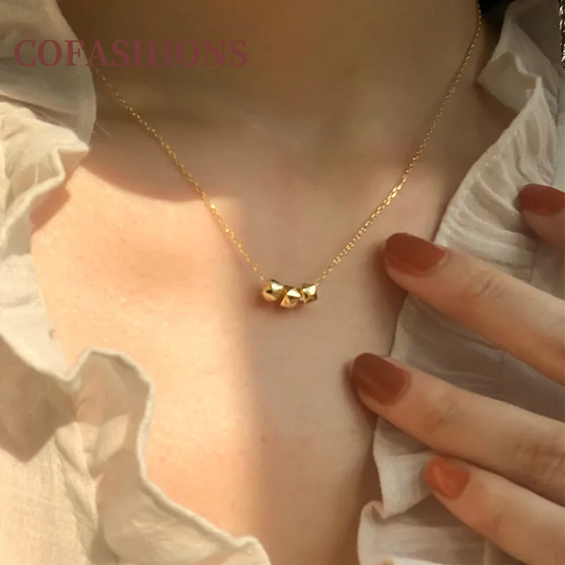 

Fashion Cube Pendant Necklaces Women Charm Clavicle Chain Niche Simple Necklace for Student Girl Party Birthday Present Gift