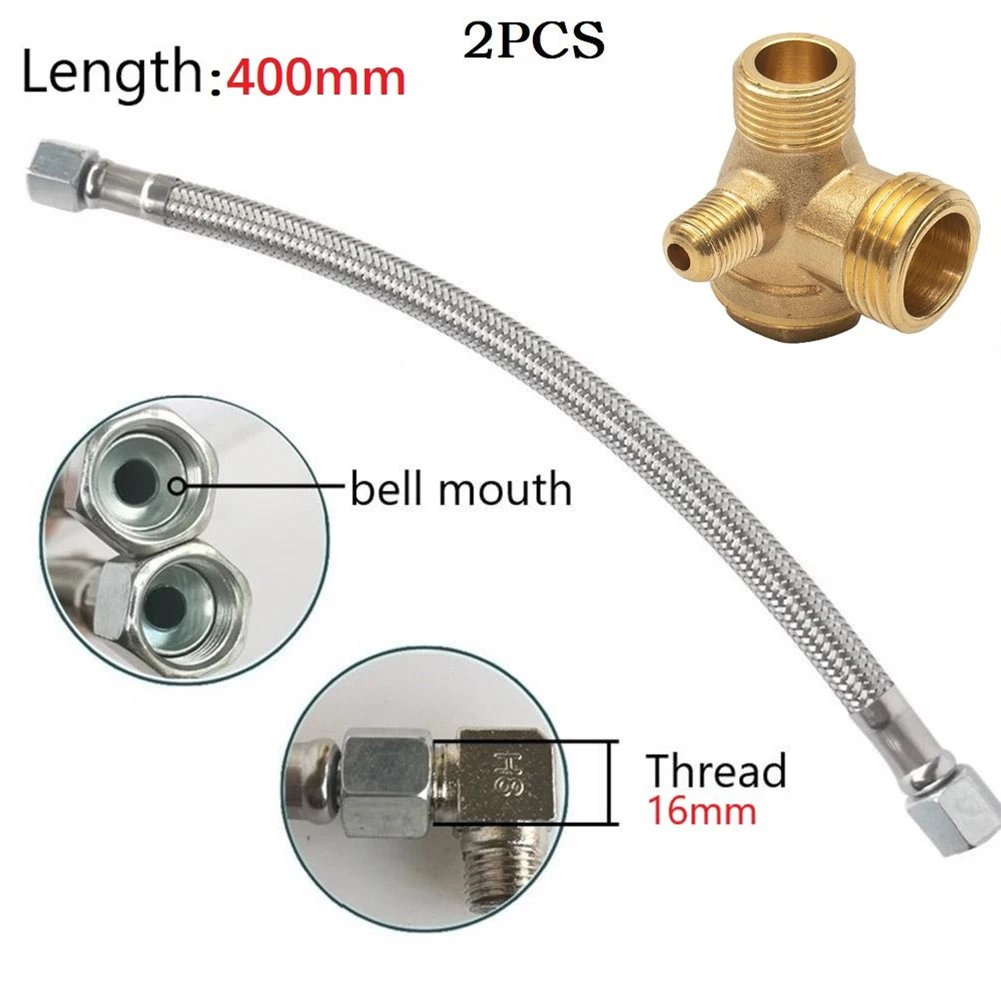 400mm Intake Tube With 3-Port Brass Check Valve 20x16x10mm For Air Compressor Tube Connecting Air Pressure Tank Tool Parts
400mm Intake Tube With 3-Port Brass Check Valve 20x16x10mm For Air Compressor Tube Connecting Air Pressure Tank Tool Parts