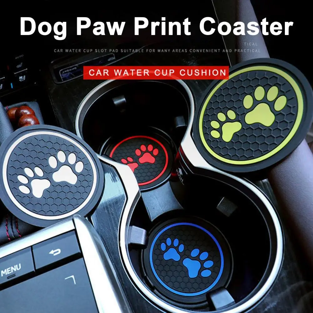Car Cup Silicone Dog Paw Print Cup Holder Anti-slip Heat-resistant Car Round Water Bottle Mat Accessories Dirt-proof Car Cup
Car Cup Silicone Dog Paw Print Cup Holder Anti-slip Heat-resistant Car Round Water Bottle Mat Accessories Dirt-proof Car Cup