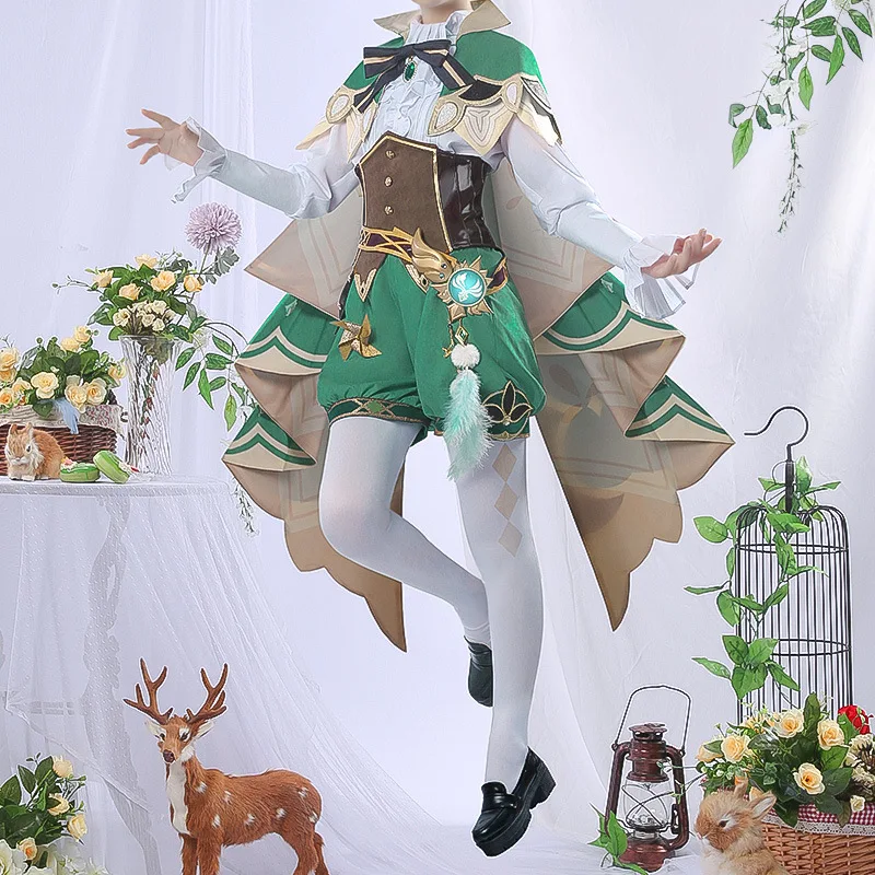 Genshin Impact Venti Cosplay Costumes Adult Women Anime Game Cloak Uniform Halloween Carnival Party Dress With Wig Outfit
Genshin Impact Venti Cosplay Costumes Adult Women Anime Game Cloak Uniform Halloween Carnival Party Dress With Wig Outfit