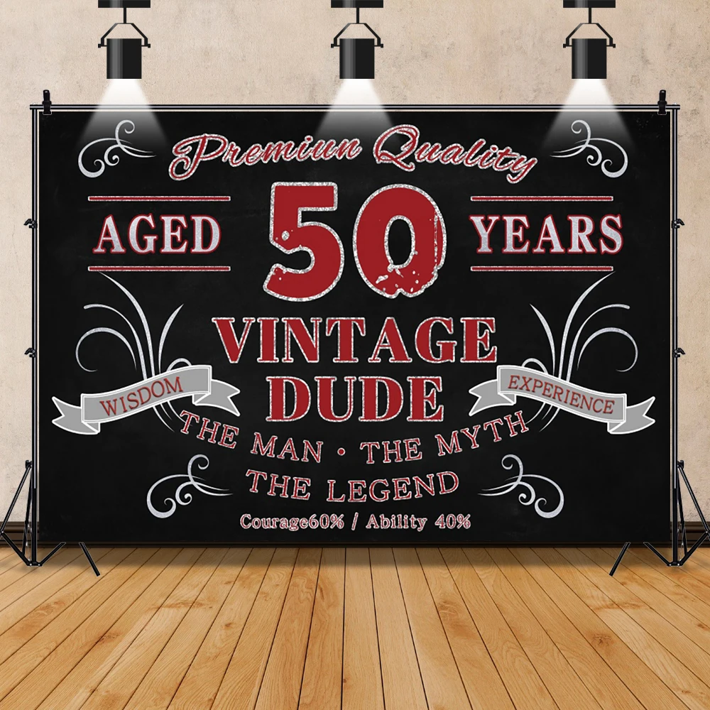Happy 40 50Th Men's Birthday Party Backdrops Photography Custom Family Dinner Table Banner Photo Background Vinyl
Happy 40 50Th Men's Birthday Party Backdrops Photography Custom Family Dinner Table Banner Photo Background Vinyl