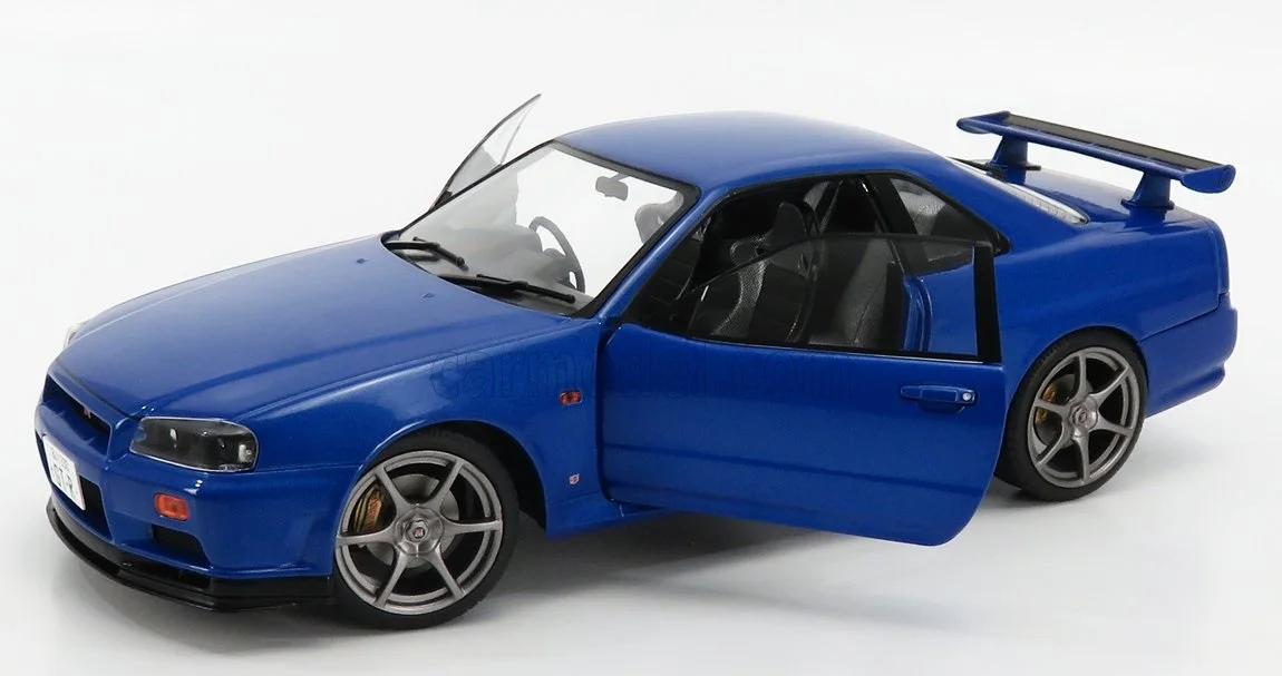 Solido 1:18 Nissan Skyline GT-R R34 JDM Ограниченная серия металлическая статическая модель автомобиля игрушечный подарок
Solido 1:18 Nissan Skyline GT-R R34 JDM Ограниченная серия металлическая статическая модель автомобиля игрушечный подарок