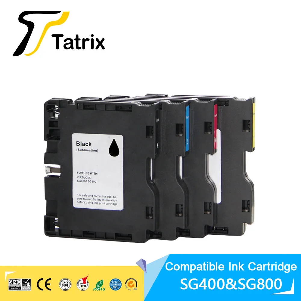 Tatrix Premium Sublimation Color Compatible Ink Cartridge SG400 NA/EU SG800 for Sawgrass Sublijet HD Virtuoso SG400 SG800Printer
Tatrix Premium Sublimation Color Compatible Ink Cartridge SG400 NA/EU SG800 for Sawgrass Sublijet HD Virtuoso SG400 SG800Printer