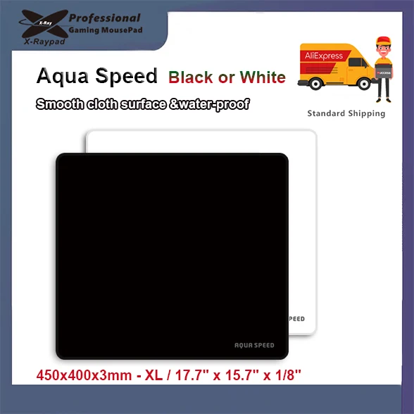 Игровой коврик для мыши Aqua Speed с водостойкой поверхностью, 450x400x3 мм-XL/17,7x15,7x1/8
Игровой коврик для мыши Aqua Speed с водостойкой поверхностью, 450x400x3 мм-XL/17,7x15,7x1/8