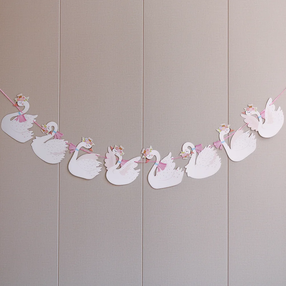 Paper White Swan Garland Banner Bunting Pink White Wedding Decorations for Home Birthday Party Supplies Baby Shower Girls Decor
Paper White Swan Garland Banner Bunting Pink White Wedding Decorations for Home Birthday Party Supplies Baby Shower Girls Decor
