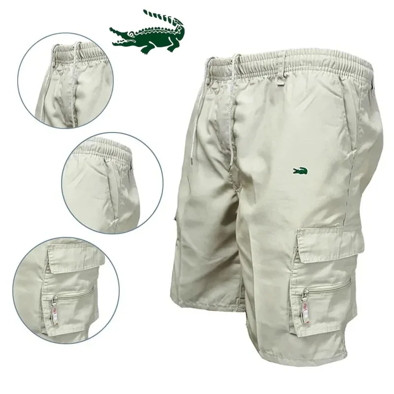 

Fashion Men's Military Cargo Shorts Mens Tactical Pants Casual Big Pocket Sports Slacks Cargo Panels Trousers Plus Size for Male