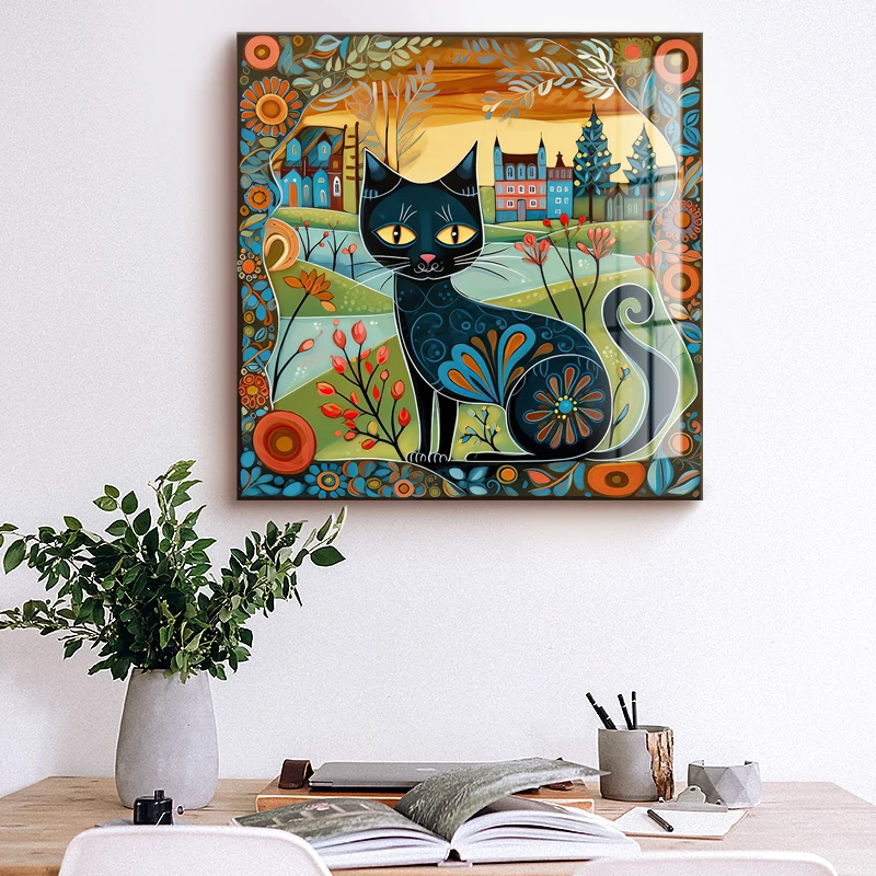 60*60CM Modern Minimalist Frameless Tempered Glass Art Bedroom Living Room Sofa Backrest Wall Animal Cartoon Decoration Painting
60*60CM Modern Minimalist Frameless Tempered Glass Art Bedroom Living Room Sofa Backrest Wall Animal Cartoon Decoration Painting