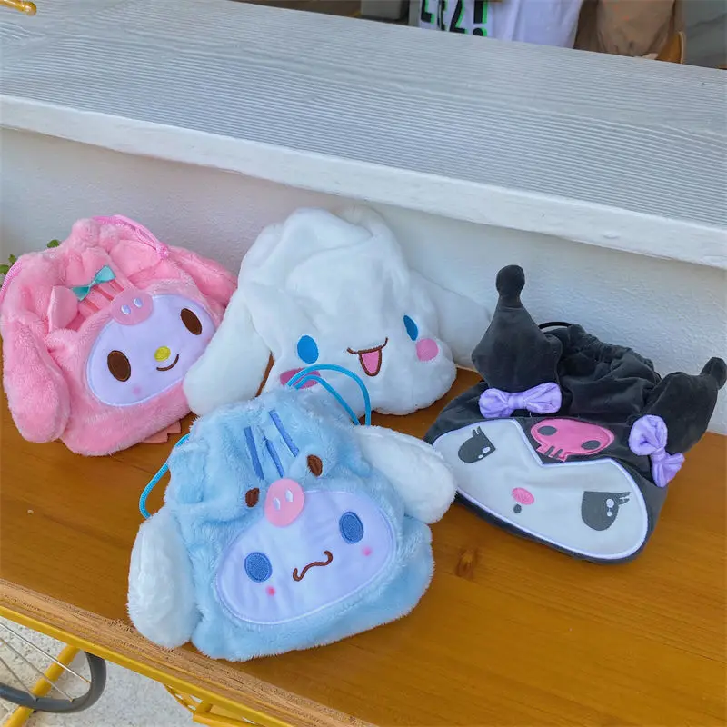 Kawaii Kuromi My Melody Cinnamoroll Anime Cute Cartoon Drawstring Plush Large Capacity Cosmetics Storage Bag Birthday Gift
Kawaii Kuromi My Melody Cinnamoroll Anime Cute Cartoon Drawstring Plush Large Capacity Cosmetics Storage Bag Birthday Gift