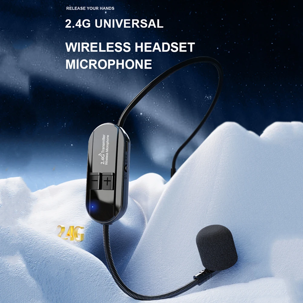 Brand New Wireless Headset Mic Microphone Set Portable With Adapter Yogam 2400-2483Mhz For Speaker Voice Teaching
Brand New Wireless Headset Mic Microphone Set Portable With Adapter Yogam 2400-2483Mhz For Speaker Voice Teaching