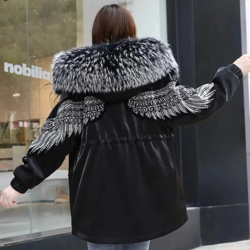 2022 winter New Parker Rex Rabbit Fur Liner Women's Mid-Length Pie Overcoming Fox Fur Collar Fur Coat warm
2022 winter New Parker Rex Rabbit Fur Liner Women's Mid-Length Pie Overcoming Fox Fur Collar Fur Coat warm