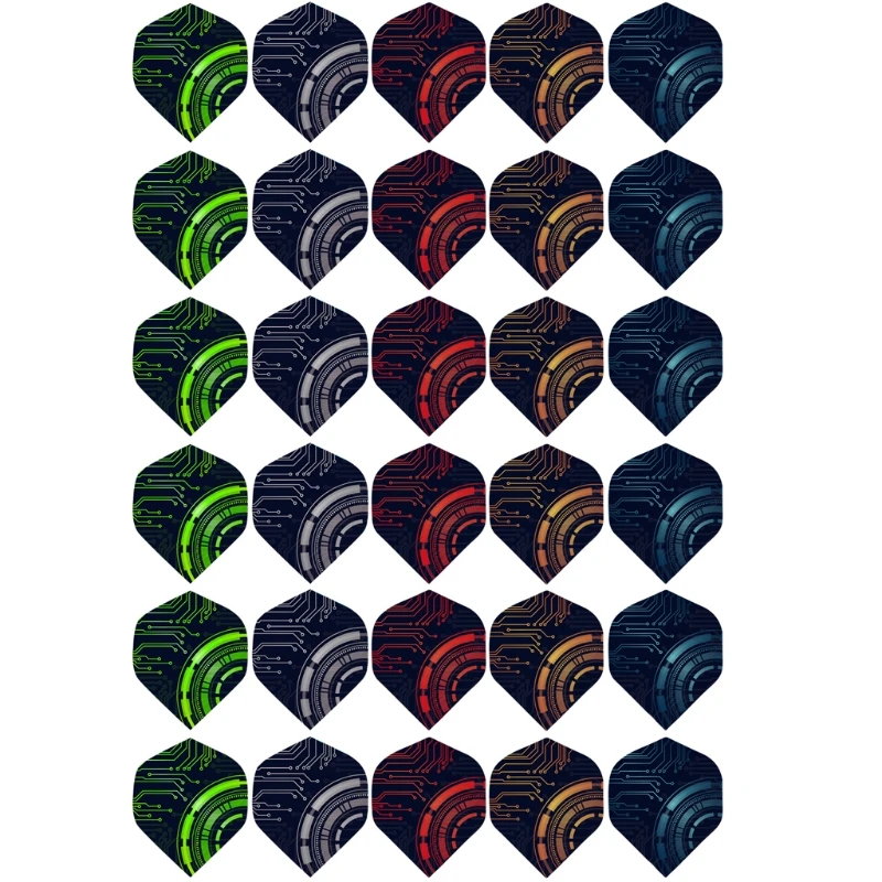 30Pcs/Set Standard Dart Flights Professional Darts Accessories Kit PET Flight Durable Feather Replacement Tail Wing
30Pcs/Set Standard Dart Flights Professional Darts Accessories Kit PET Flight Durable Feather Replacement Tail Wing