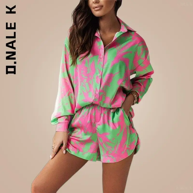 D.Nale K Women Set Fashion Slim Short Pants Ladies Casual 2 Piece Set Vintage Soft Women's Suit Chic Women's Tracksuit Set
D.Nale K Women Set Fashion Slim Short Pants Ladies Casual 2 Piece Set Vintage Soft Women's Suit Chic Women's Tracksuit Set