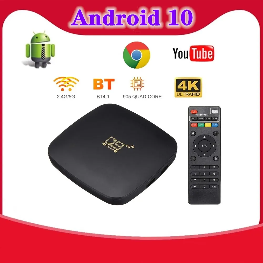 Original TV Box D9 Android 10. Amlogic S905 CPU 2.4G&5G wifi 2GB RAM 16GB ROM 4k HD Youtube Media Network Player Original TV Box
Original TV Box D9 Android 10. Amlogic S905 CPU 2.4G&5G wifi 2GB RAM 16GB ROM 4k HD Youtube Media Network Player Original TV Box