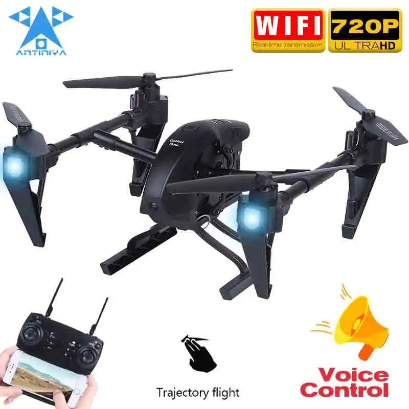 ANTINIYA MINI Drone Camera Voice Control Air Pressure Altitude Hold Aerial Photography Foldable WIFI Quadcopter RC Helicopter
ANTINIYA MINI Drone Camera Voice Control Air Pressure Altitude Hold Aerial Photography Foldable WIFI Quadcopter RC Helicopter