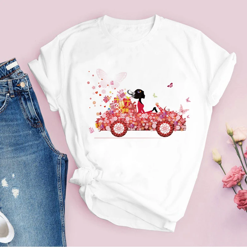 Harajuku Exquisite T Shirt Kawaii Print Tops Fashion O-Neck Lady Tee Women Summer Graphic White T-shirt Female 90s Tee T Shirts
Harajuku Exquisite T Shirt Kawaii Print Tops Fashion O-Neck Lady Tee Women Summer Graphic White T-shirt Female 90s Tee T Shirts