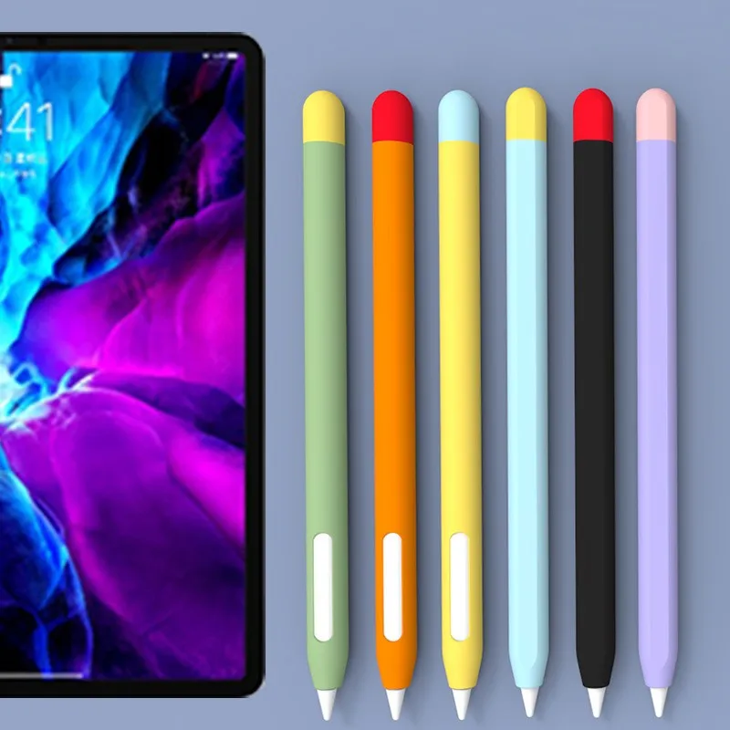 Stylus Cover Silicone Pen Case For Apple Pencil 2 Color Matching Stylus Protective Case Non-slip Anti-fall iPencil Skin Cover
Stylus Cover Silicone Pen Case For Apple Pencil 2 Color Matching Stylus Protective Case Non-slip Anti-fall iPencil Skin Cover