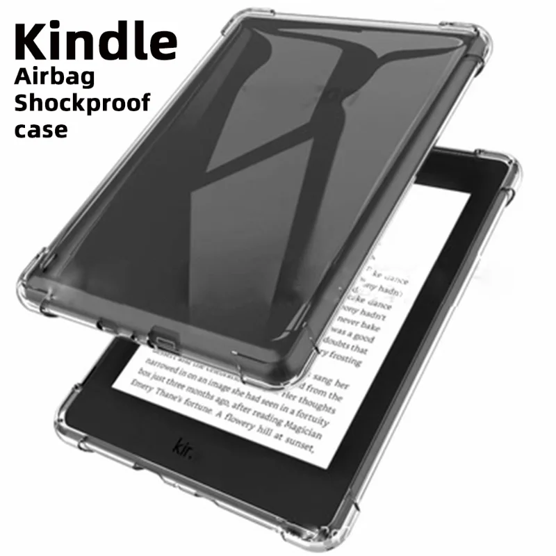 

Мягкая задняя панель из ТПУ для Kindle 6 дюймов 2022 дюймов 2021 дюймов Paperwhite 5/4/6,8 11 10 7 6 поколения, подушка безопасности J9G29R 3/2