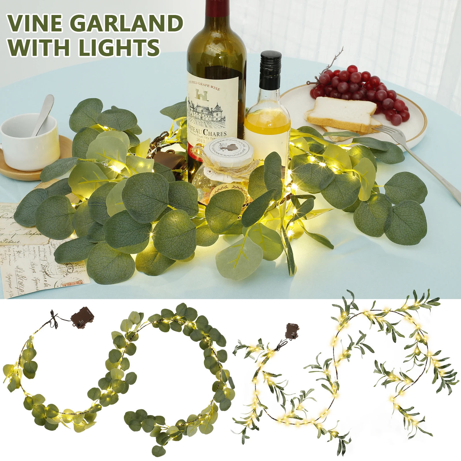 Lighted Olive Garland with Timer 5.9ft Vine Garland Decor with Lights 100 LED Battery Operated Artificial Vine Light Realistic
Lighted Olive Garland with Timer 5.9ft Vine Garland Decor with Lights 100 LED Battery Operated Artificial Vine Light Realistic